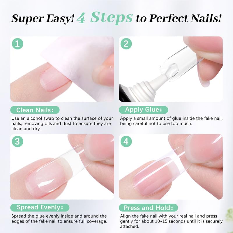 LEYKOSH beginners-friendly application on nails with clear control.