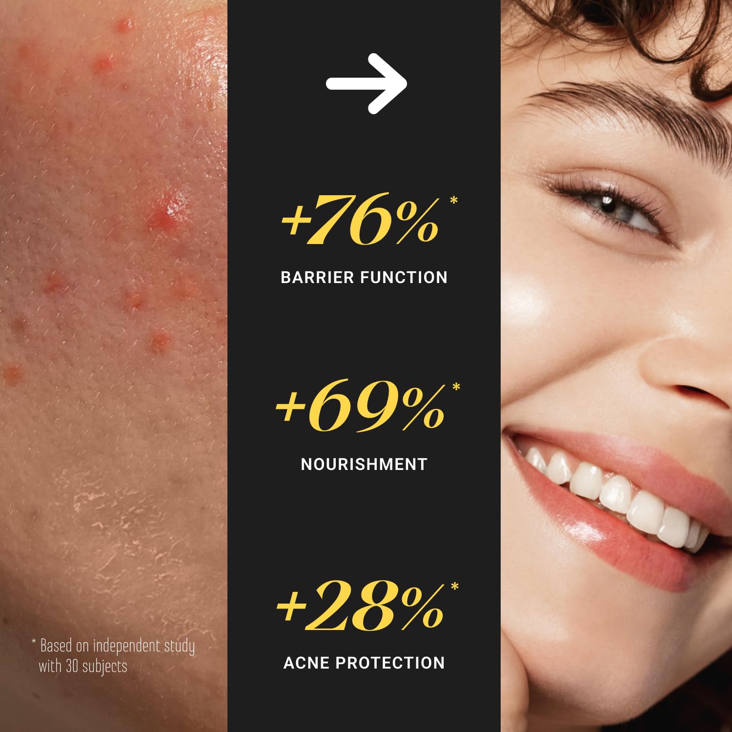 Lèyo Rujera niacinamide-shea-butter-vitamin-e ingredients highlight nourishing support.