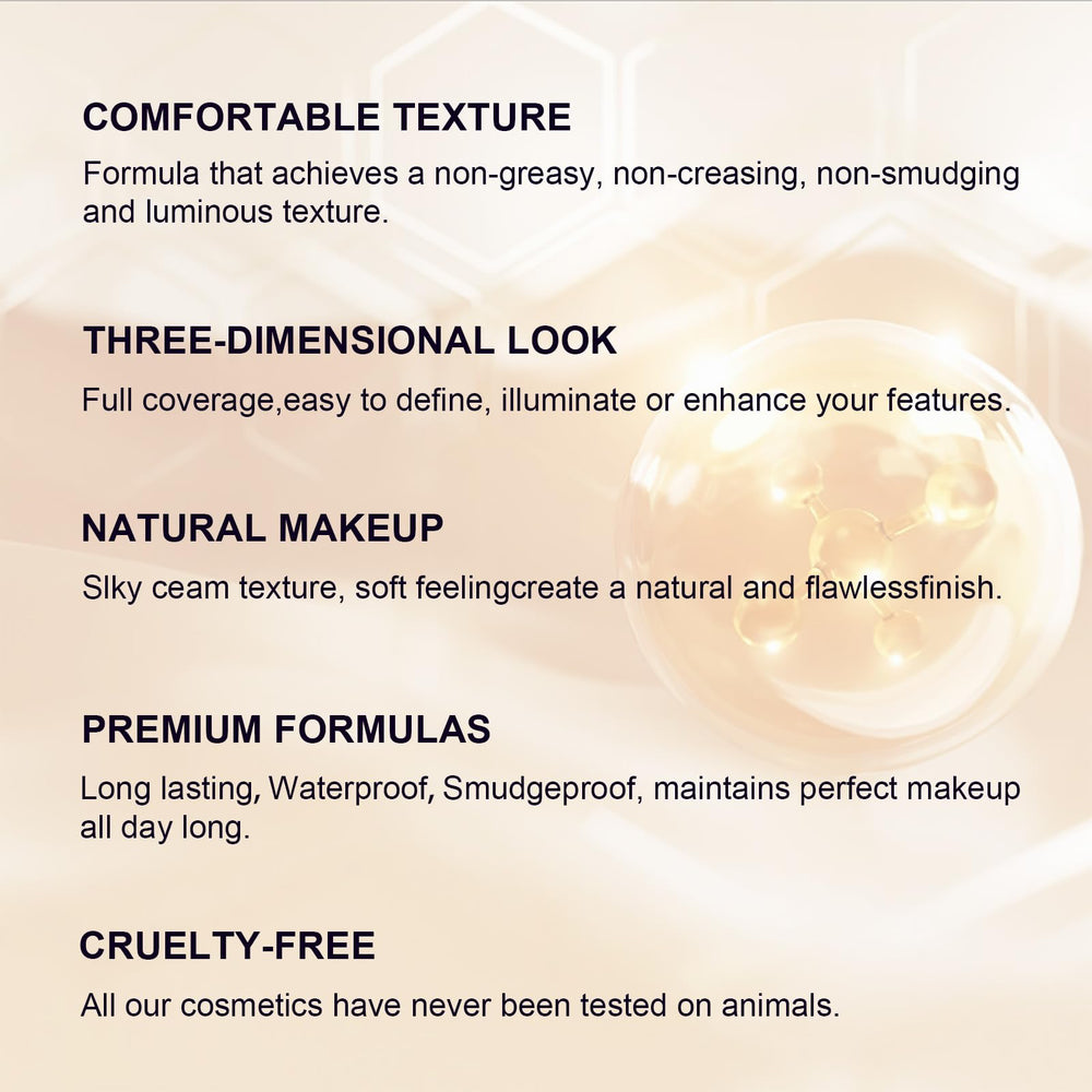 Lezero contour-stick kit portable compact for on-the-go makeup touch-ups.
