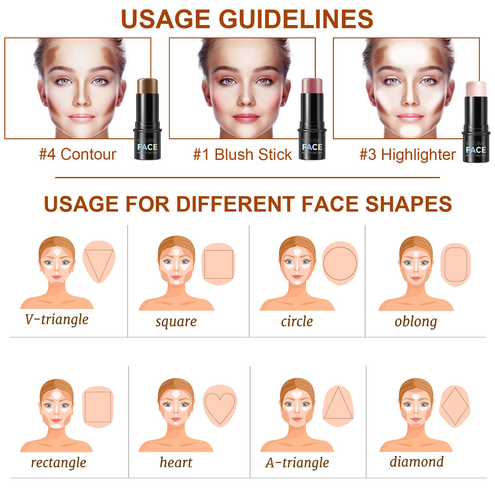 Lezero contour-stick kit jawline contour for definition without heaviness.