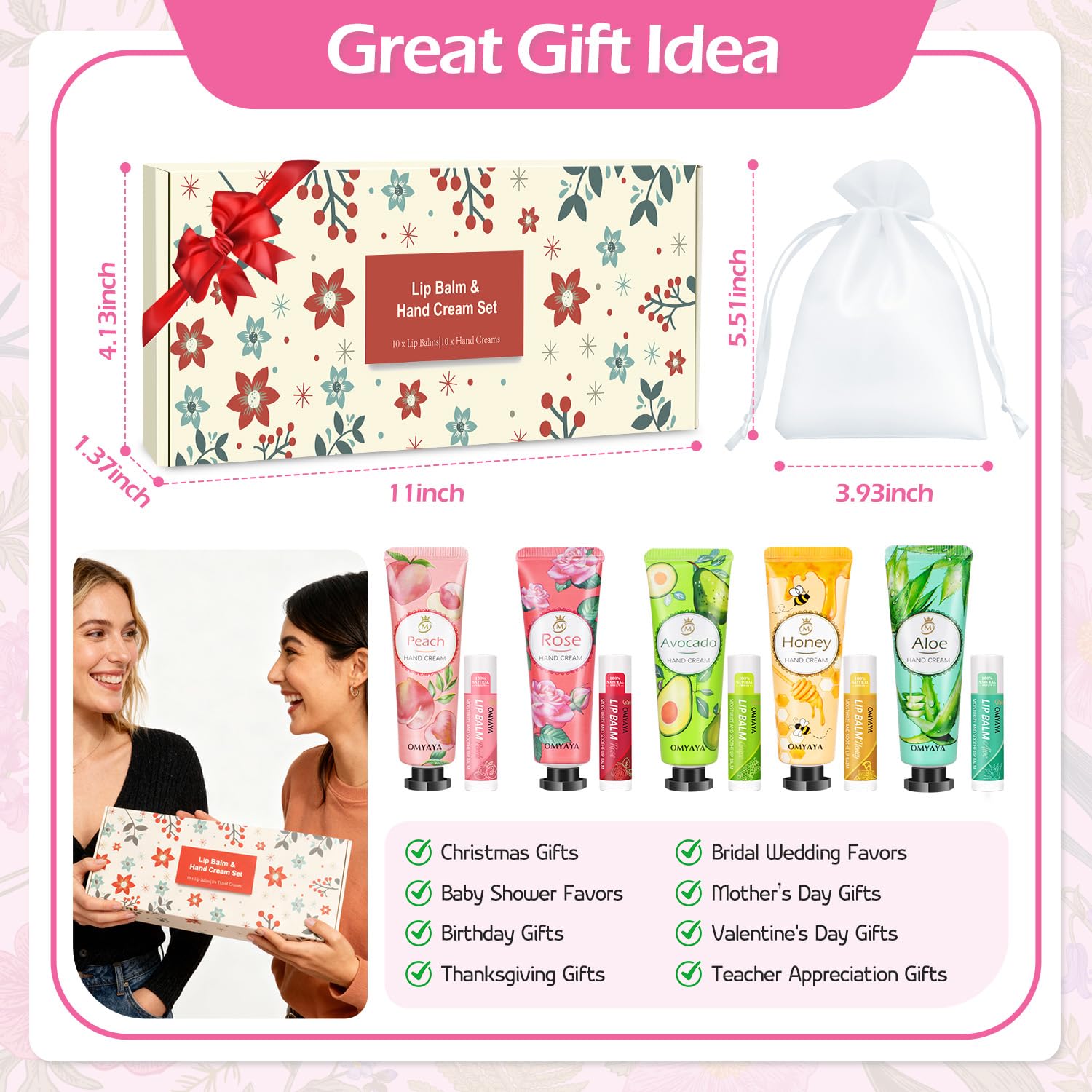 LFENYIGI DIY packaging with labels and organza bags for gifting