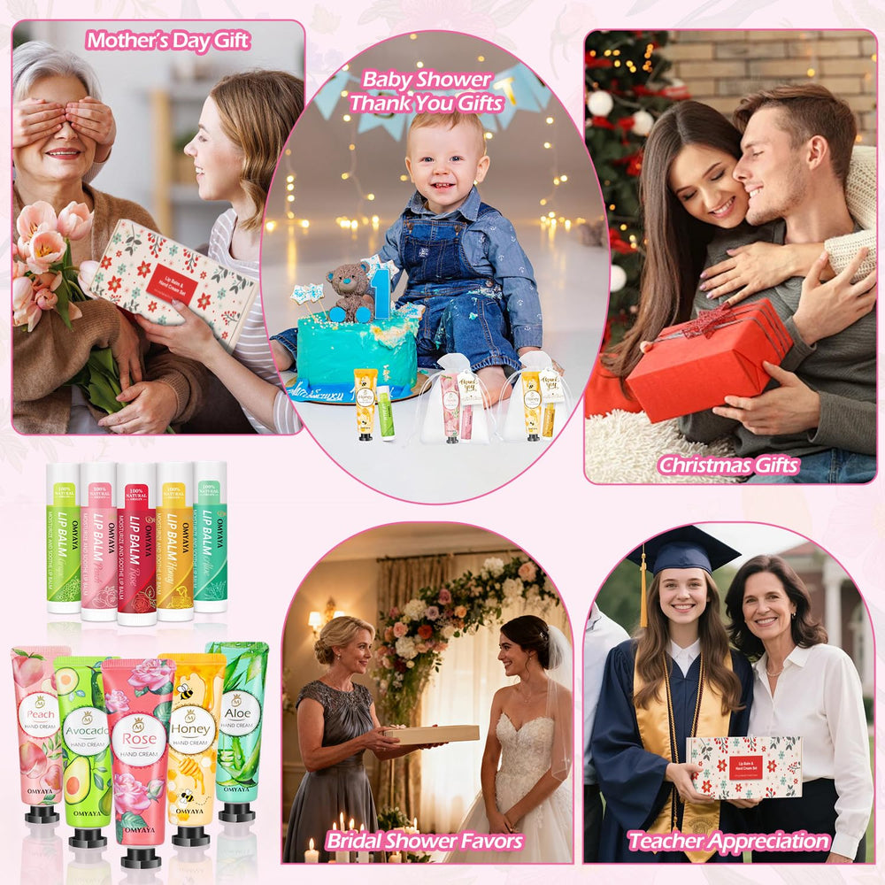 LFENYIGI holiday stocking stuffer idea with lip balm and hand cream