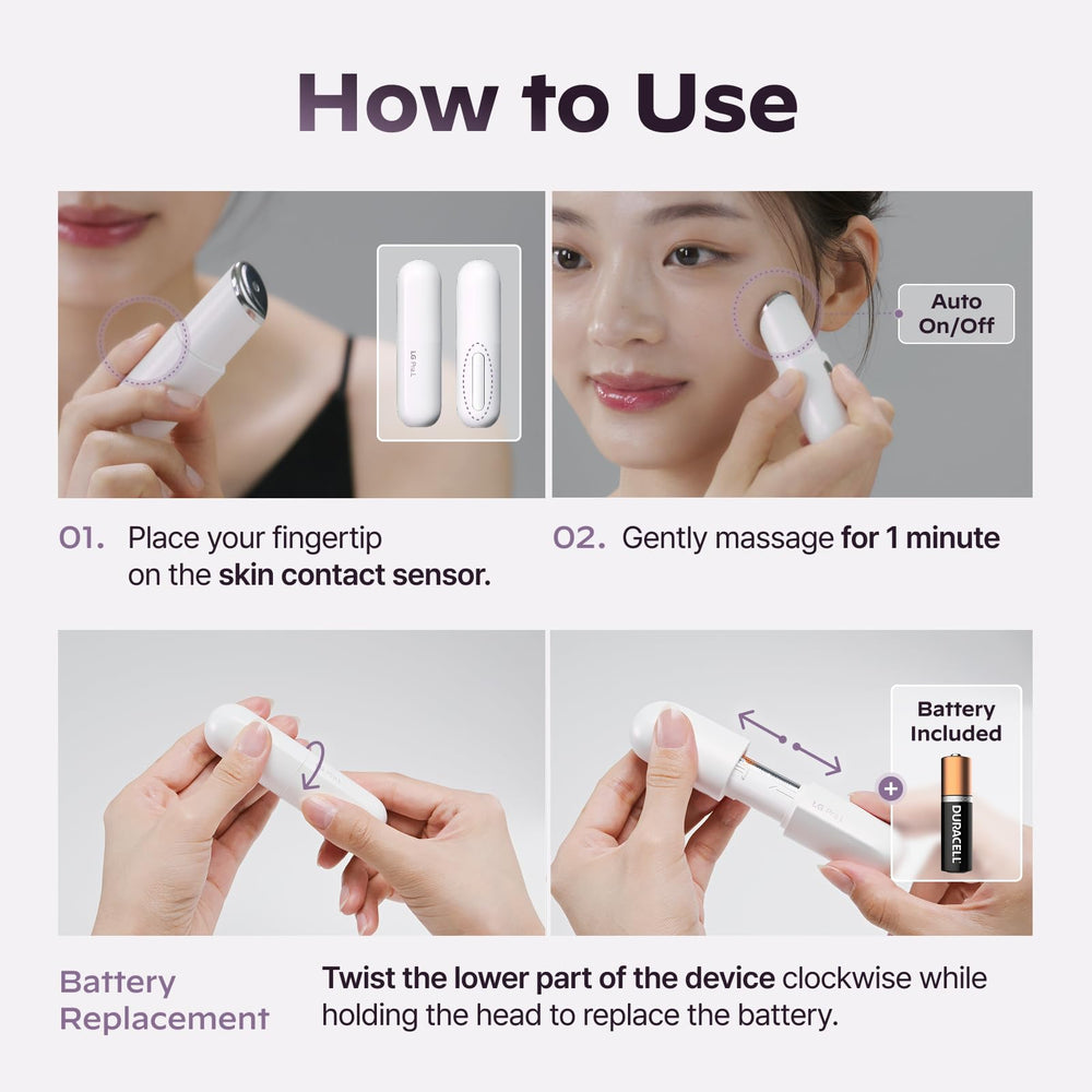 LG Pra.L Galvanic Booster Blush Pink travel-ready for busy days