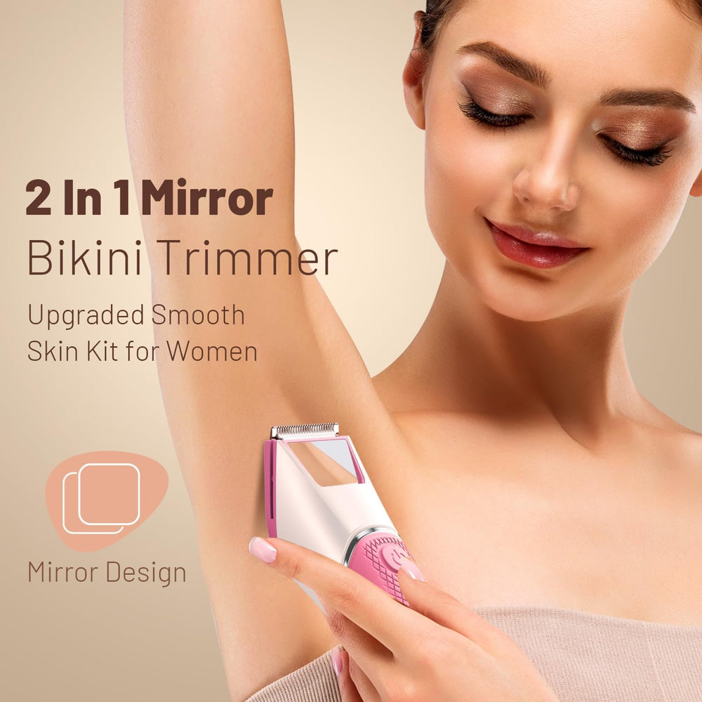 LGTGH bikini trimmer IPX7 waterproof for safe shower use