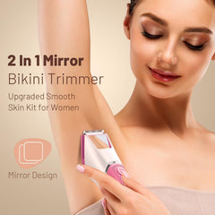 LGTGH bikini trimmer IPX7 waterproof for safe shower use