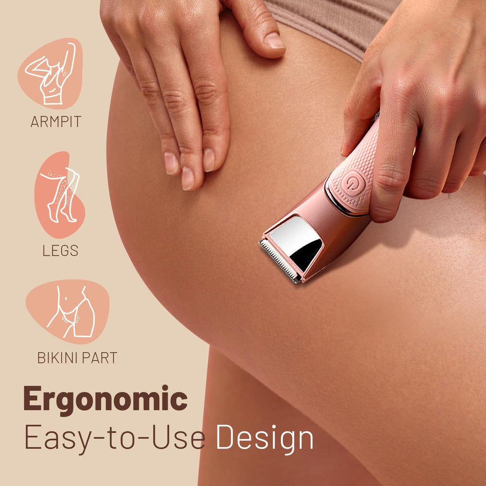 LGTGH bikini trimmer travel lock keeps settings secure during travel.