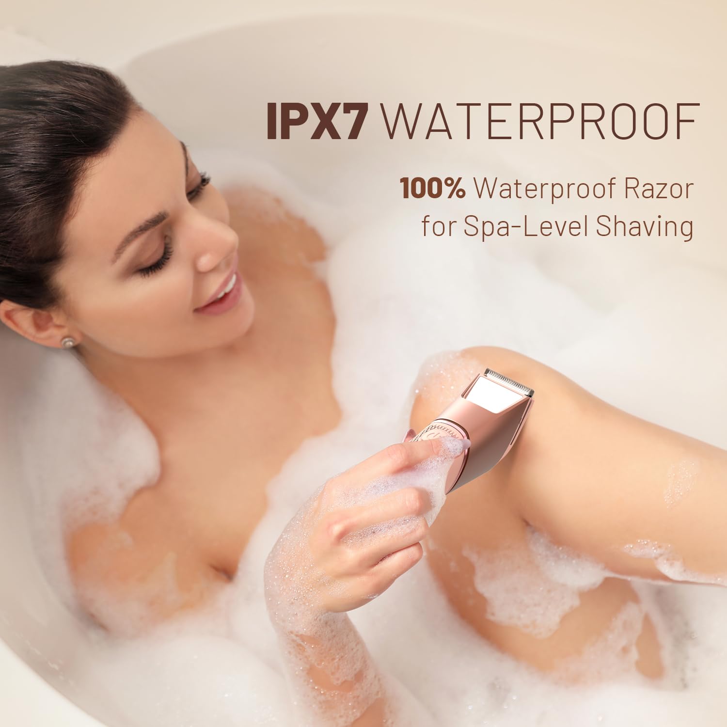 LGTGH bikini trimmer waterproof for use in the shower.