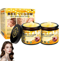 LHBMET Bee Venom Cream jar closeup shows firming hydration.