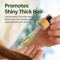 Packaging of Lia Organics Hair Growth Oil emphasizes organic vegan and cruelty-free credentials