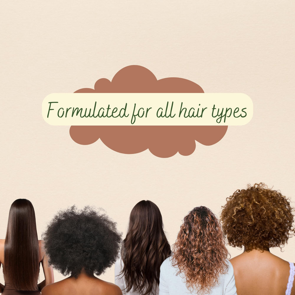 Oil applied as pre-shampoo treatment on damp hair with Lia Organics