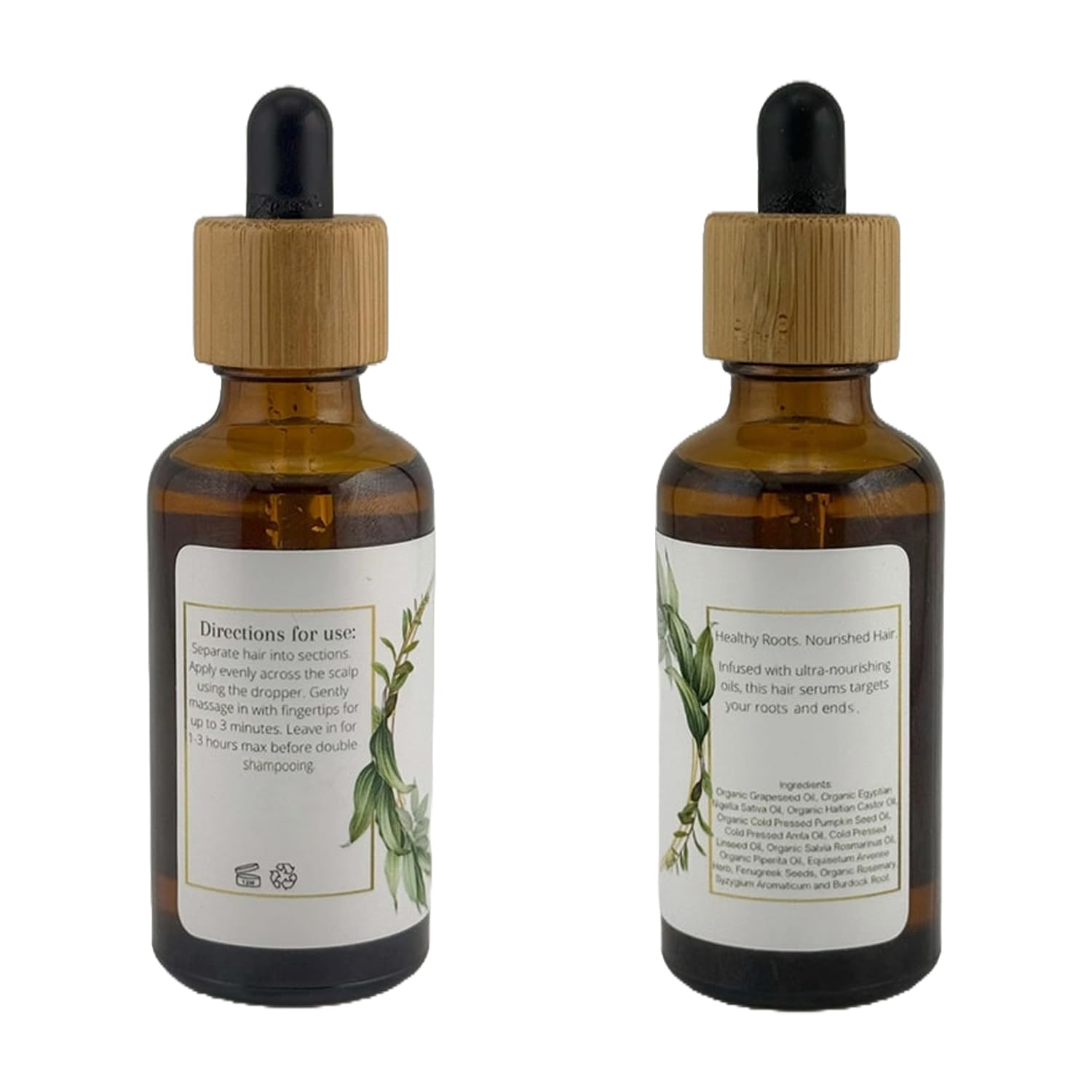 Lia Organics cruelty-free and organic badge on packaging
