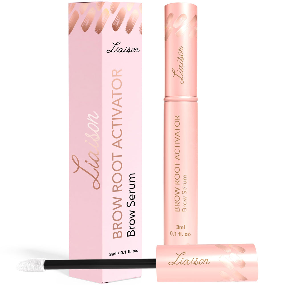Liaison Brow Growth Serum bottle pump enables easy daily use for fuller brows