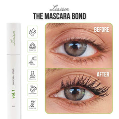 Liaison Mascara Bond fiber serum close-up with length-enhancing fibers