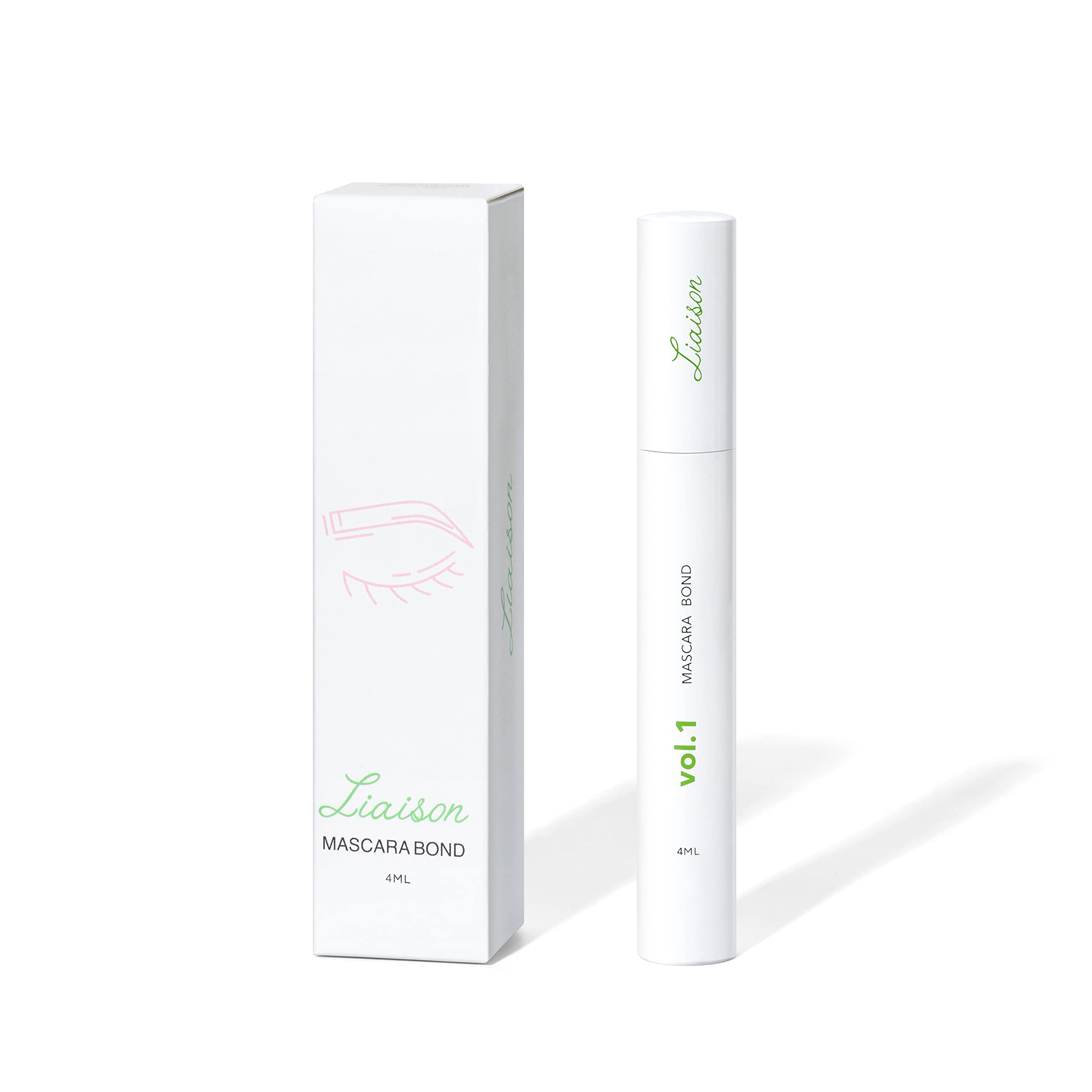 Liaison Mascara Bond lash health close-up suggesting nourished, flexible lashes