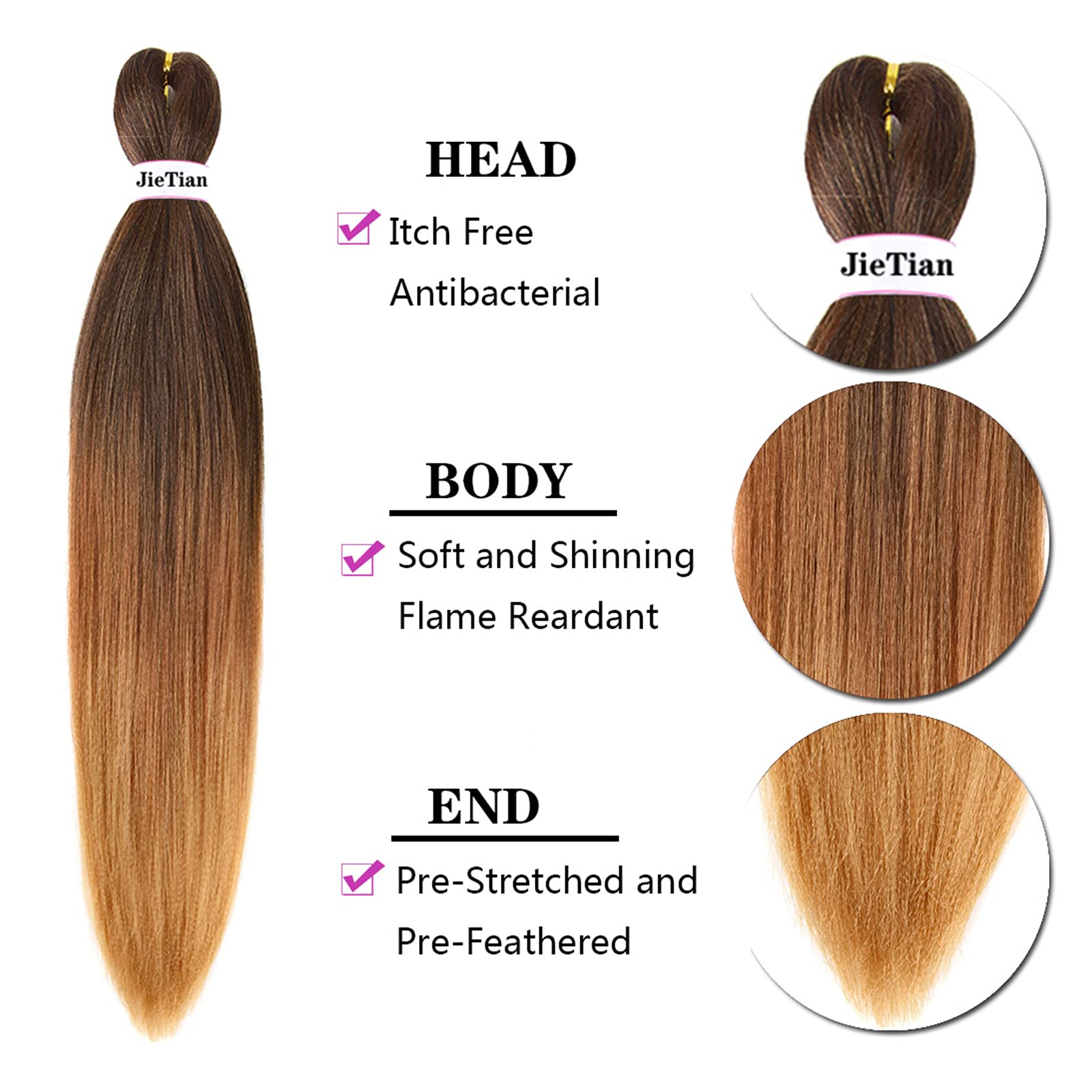 Liang Dian synthetic hair with soft Yaki texture looks natural