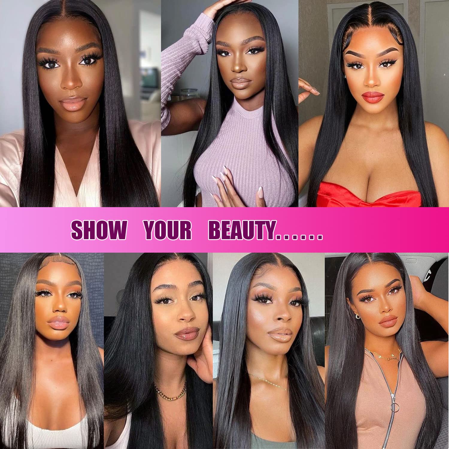 Liangya Hair hd-closure-5x5-application-side-part illustrates versatile styling options.