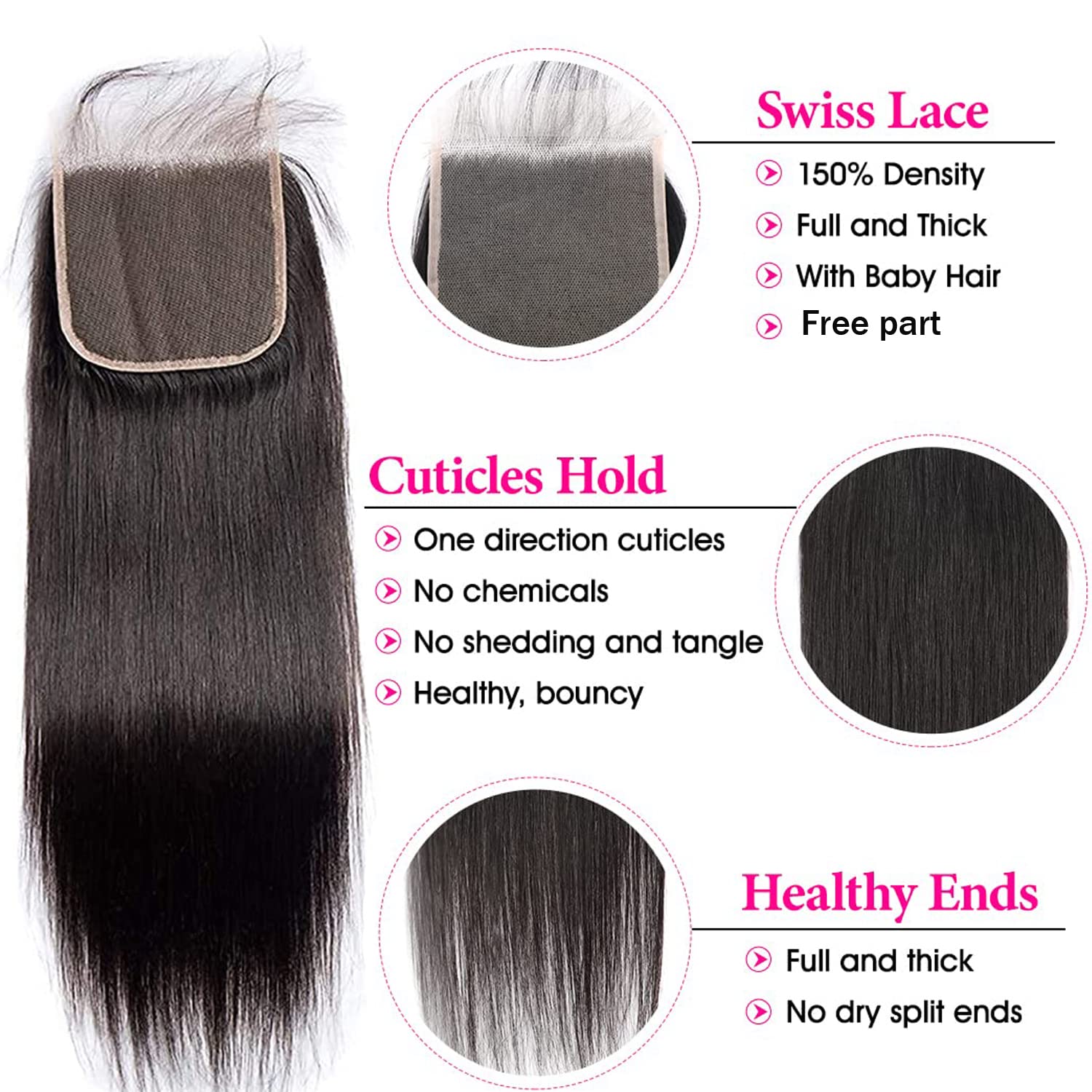 Liangya Hair hd-closure-5x5-closure-full-density-150percent delivers fuller, natural silhouette.