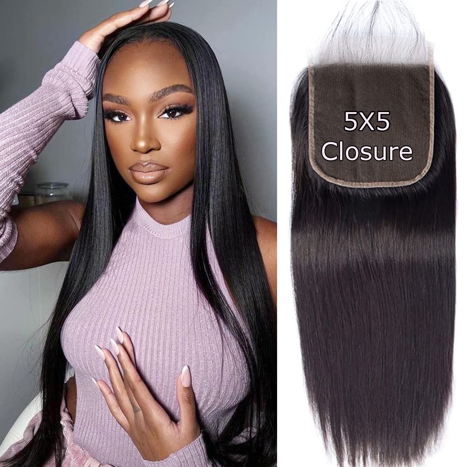 Liangya Hair hd-closure-5x5-packaging shows premium packaging for confident choices.
