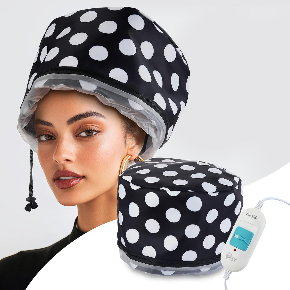 LIARTY Gorro vapor eléctrico frontal: facilita la absorción de vapor para el cabello