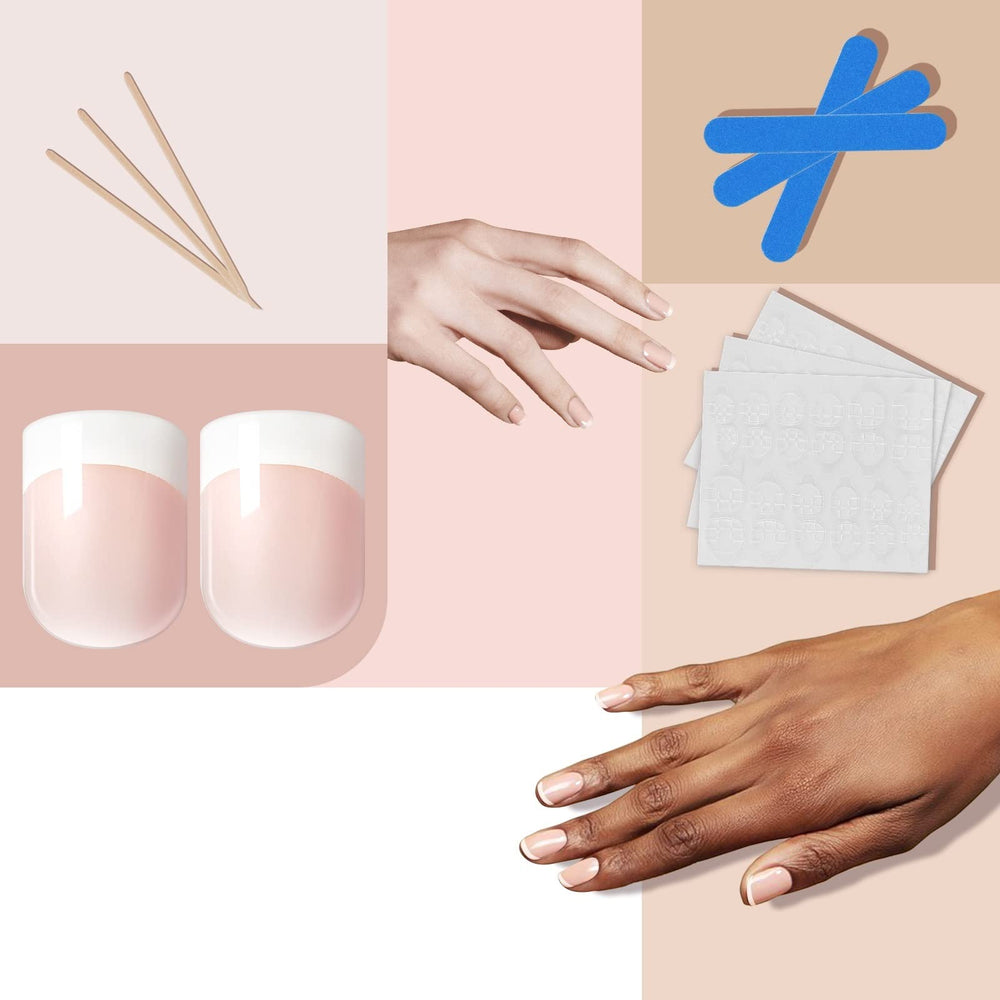 LIARTY nails on hand display showing natural fit and finish