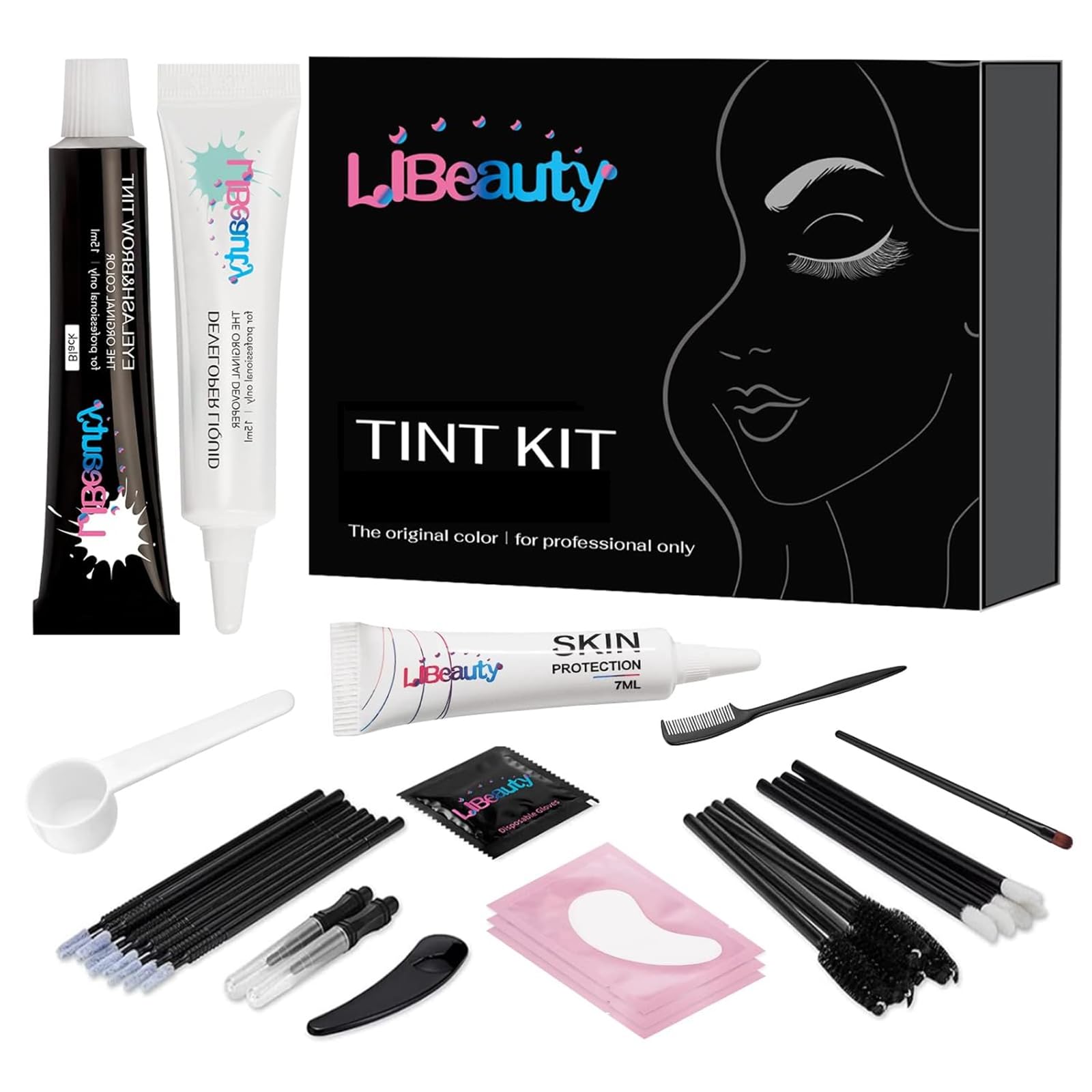 Libeauty Lash Color Kit packaging for easy at-home use