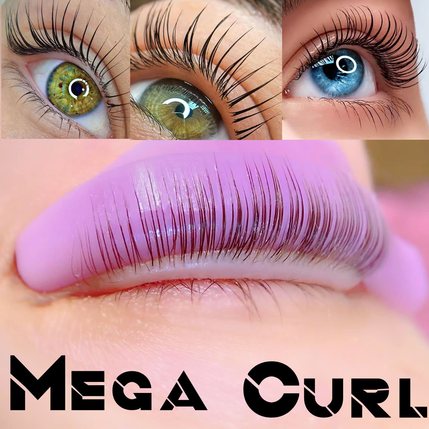 Liber Beauty lower lash shields four sizes fit eye corners.