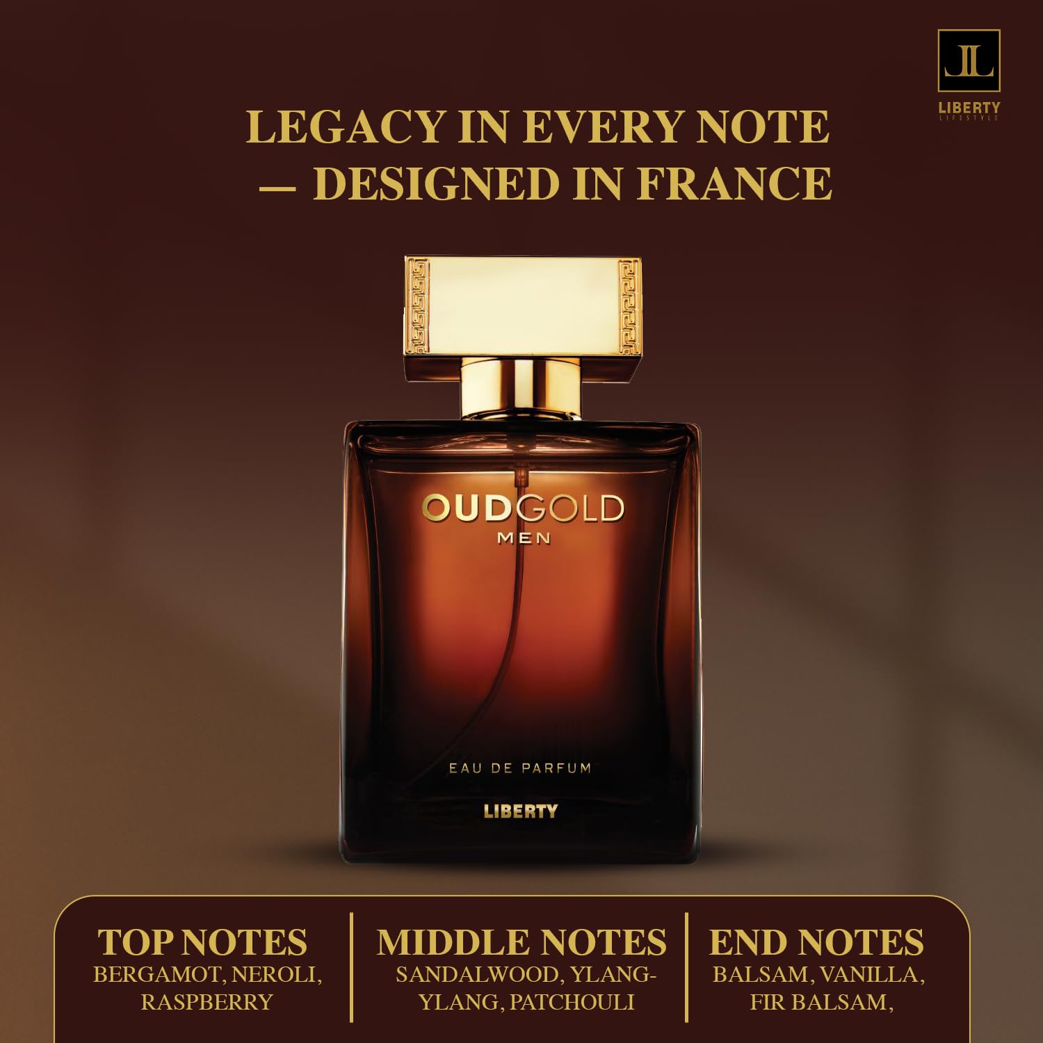Liberty Oud Arabic Perfume woody musk layer suits versatile daily wear.