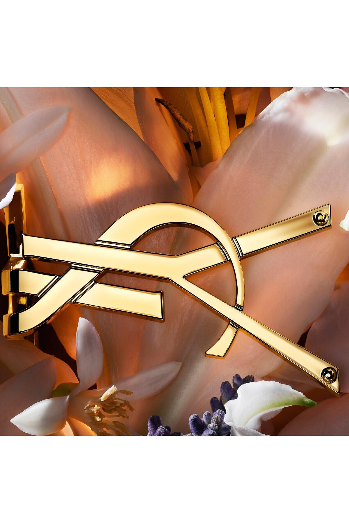 Yves Saint Laurent Libre Flowers and Flames bottle top showcases chic design for confident daily wear.