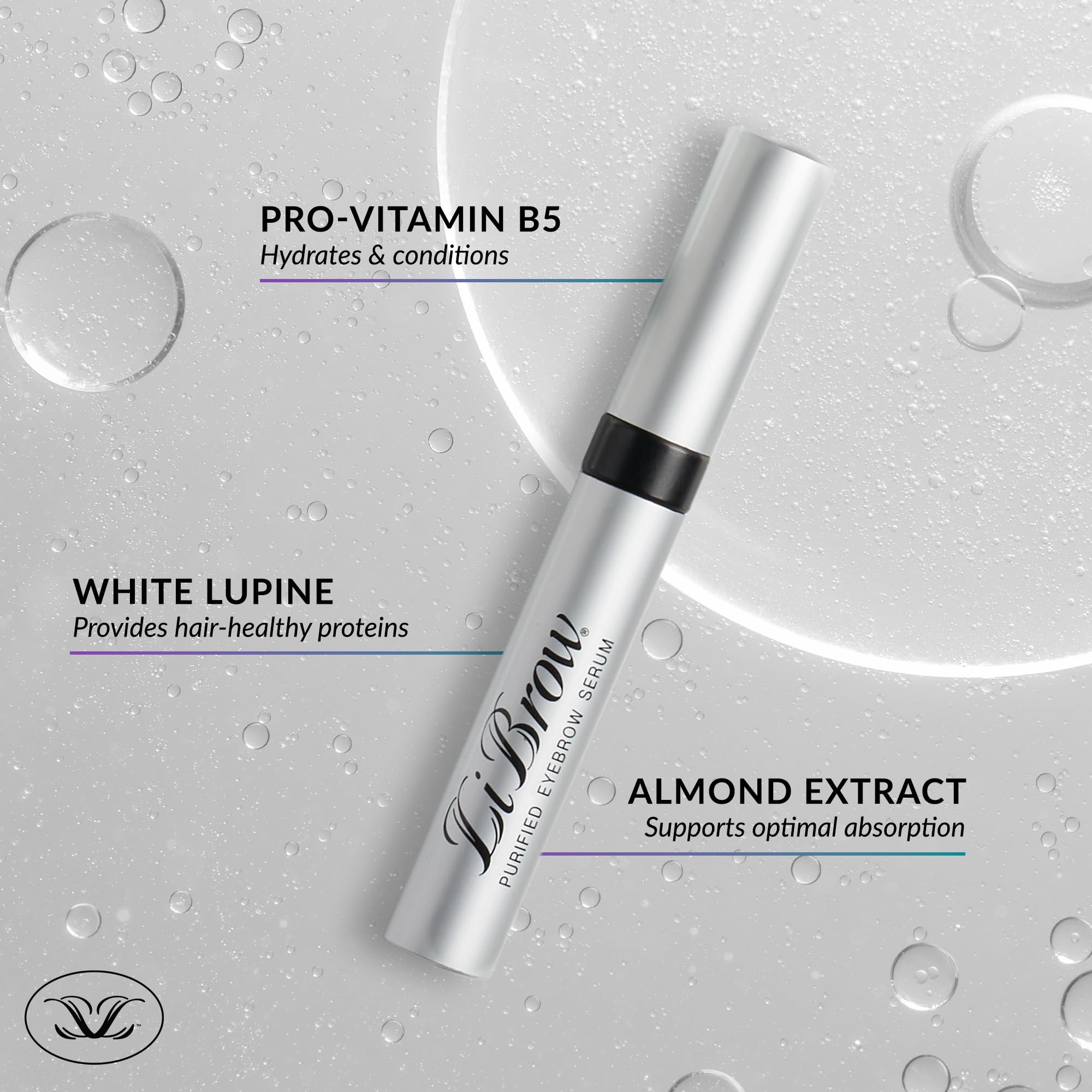 LiBrow safe-for-sensitive-skin formula is ophthalmologist-tested for gentle brow care.