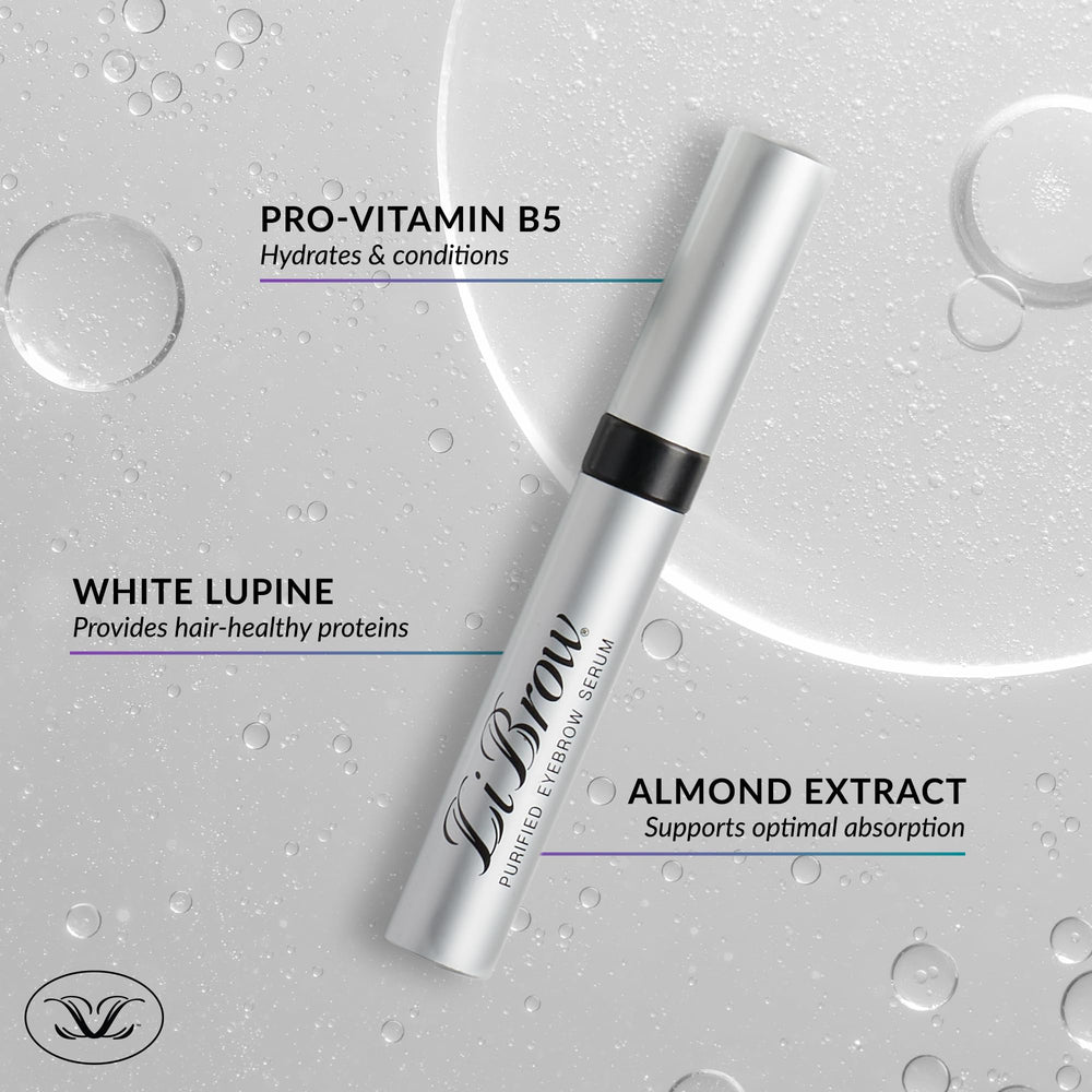 LiBrow safe-for-sensitive-skin formula is ophthalmologist-tested for gentle brow care.