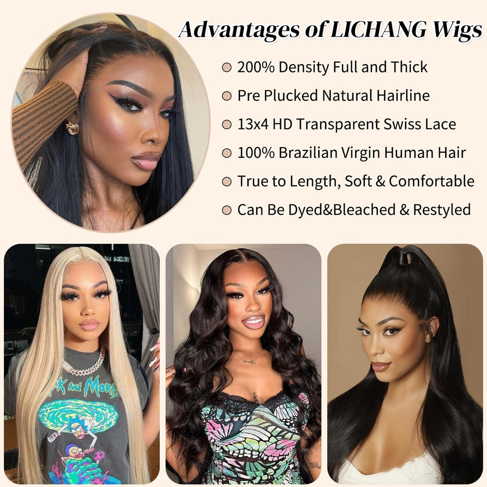 LICHANG virgin Brazilian human hair with silky texture ideal for heat styling
