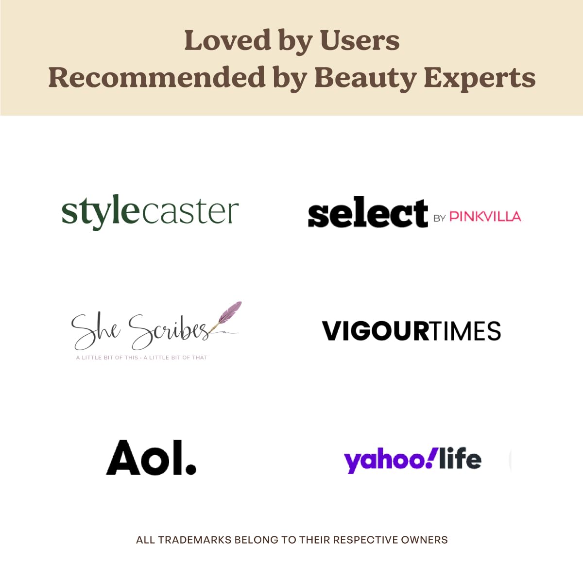 Life & Pursuits All Hair Types banner shows versatile formula for various textures.