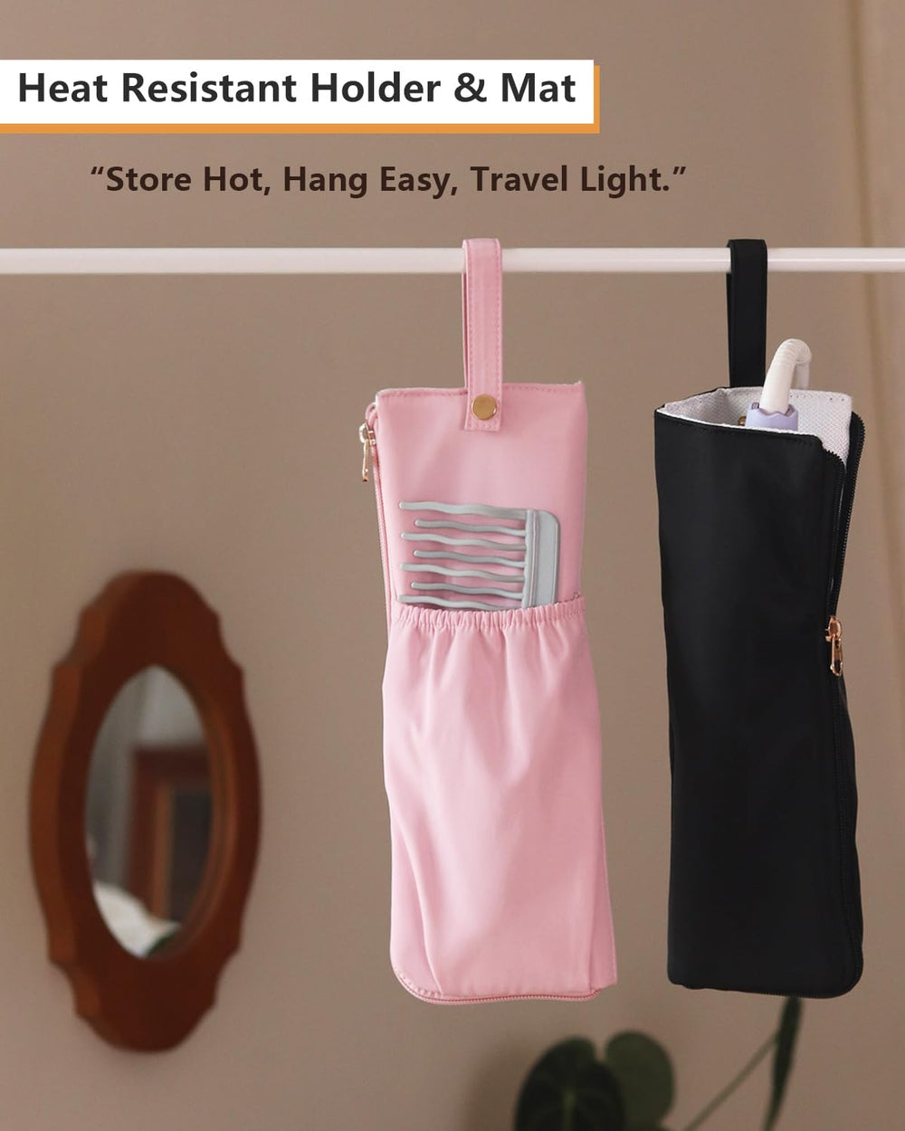 Lifeplus Holder & Mat keeps luggage safe from heat during travel.