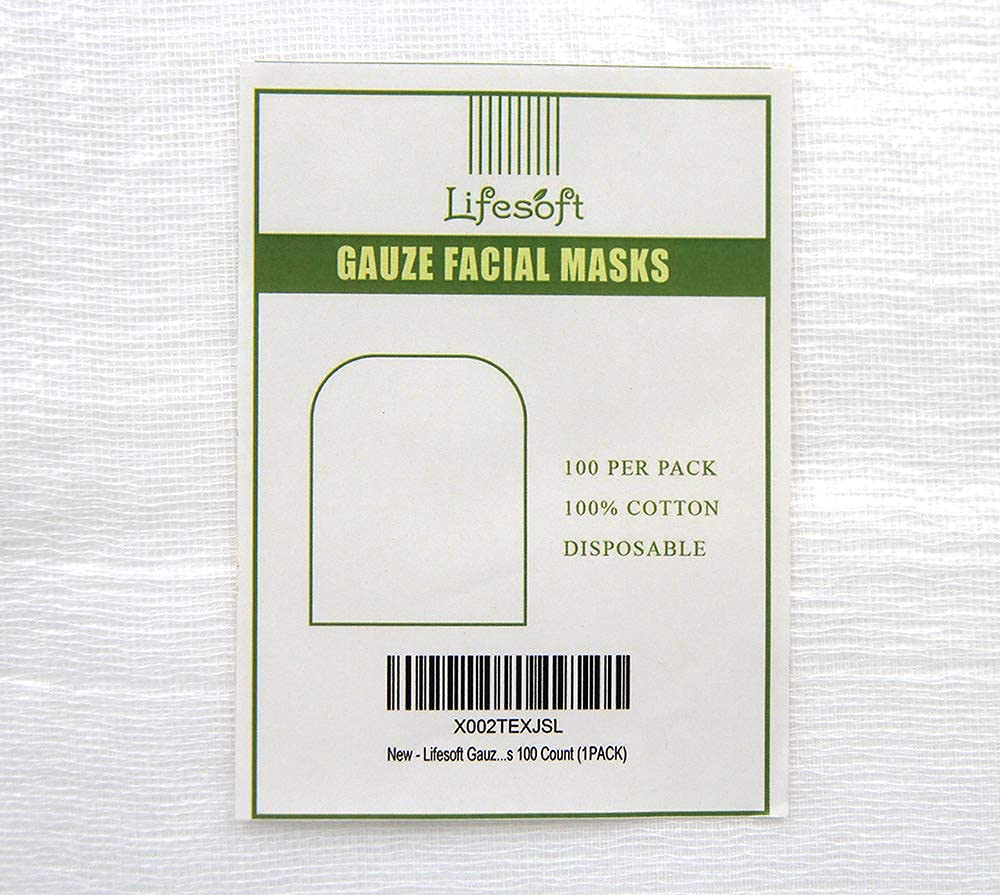 LIFESOFT gauze mask ideal for high-frequency and paraffin services.