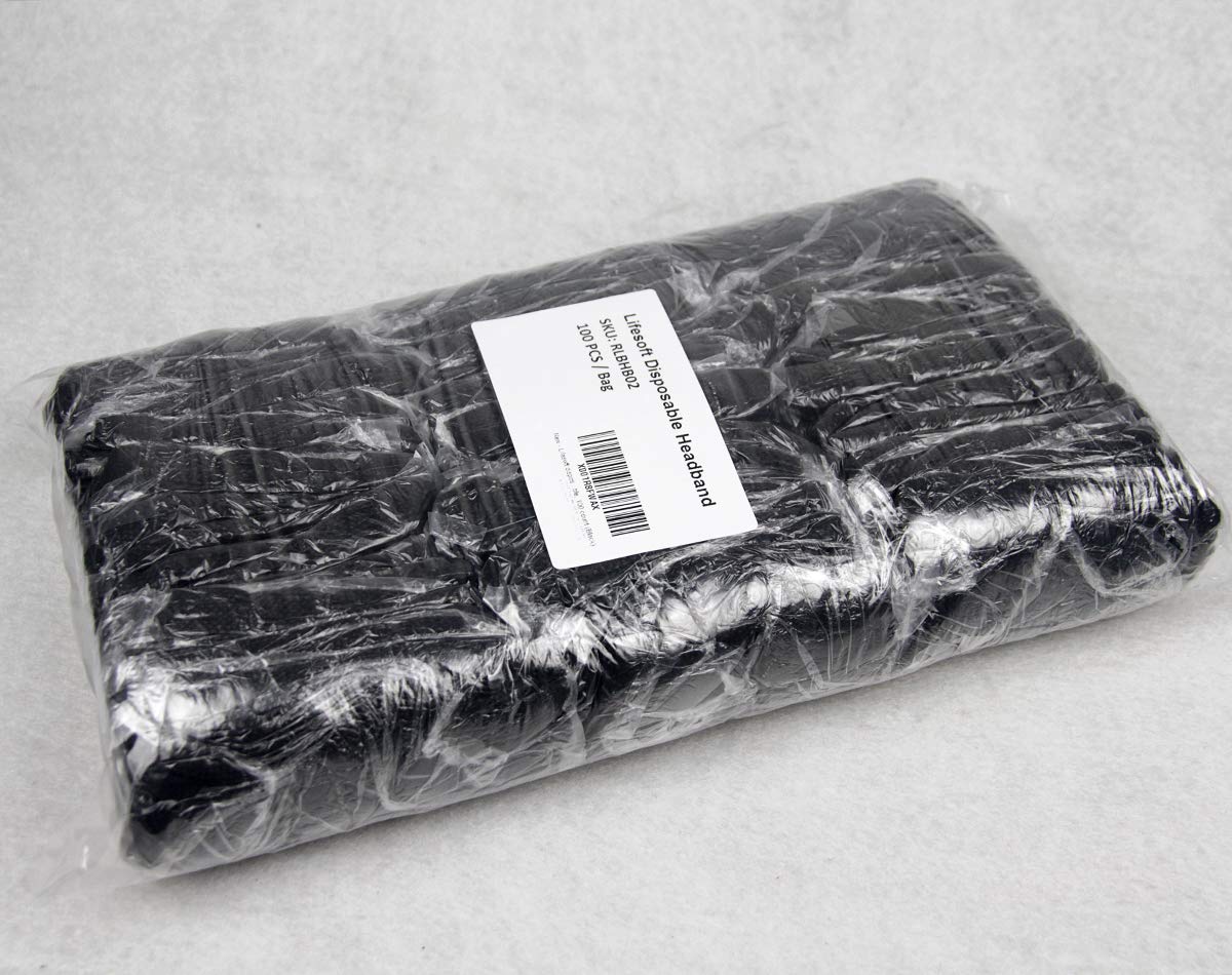 LIFESOFT lightweight headbands, no odor, skin-friendly for makeup or spa use.