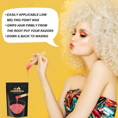 Lifestance bikini area waxing with strong grip on hair
