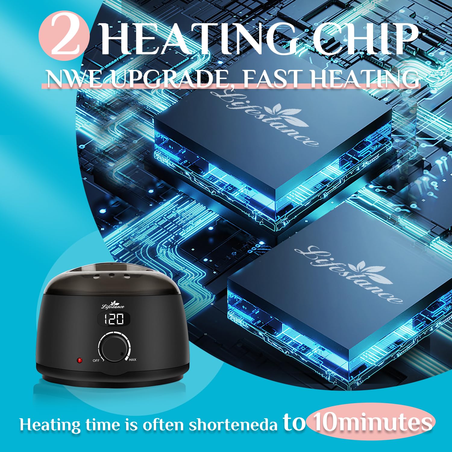 Lifestance L2 see-through lid lets you monitor melting progress.