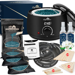 Lifestance wax pot warmer with LED display for precise temperature control during at-home waxing
