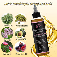 Lifewitqueenp ingredients panel shows 14 herbs for balanced scalp support