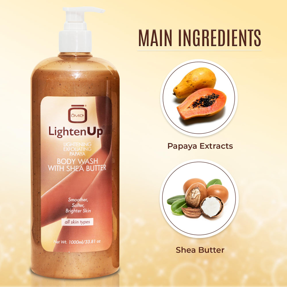 LightenUp rich lather highlights thorough cleansing and hydration