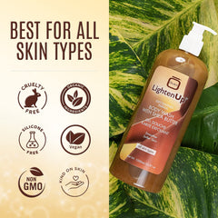 LightenUp Shea butter ingredient close-up signaling skin nourishment