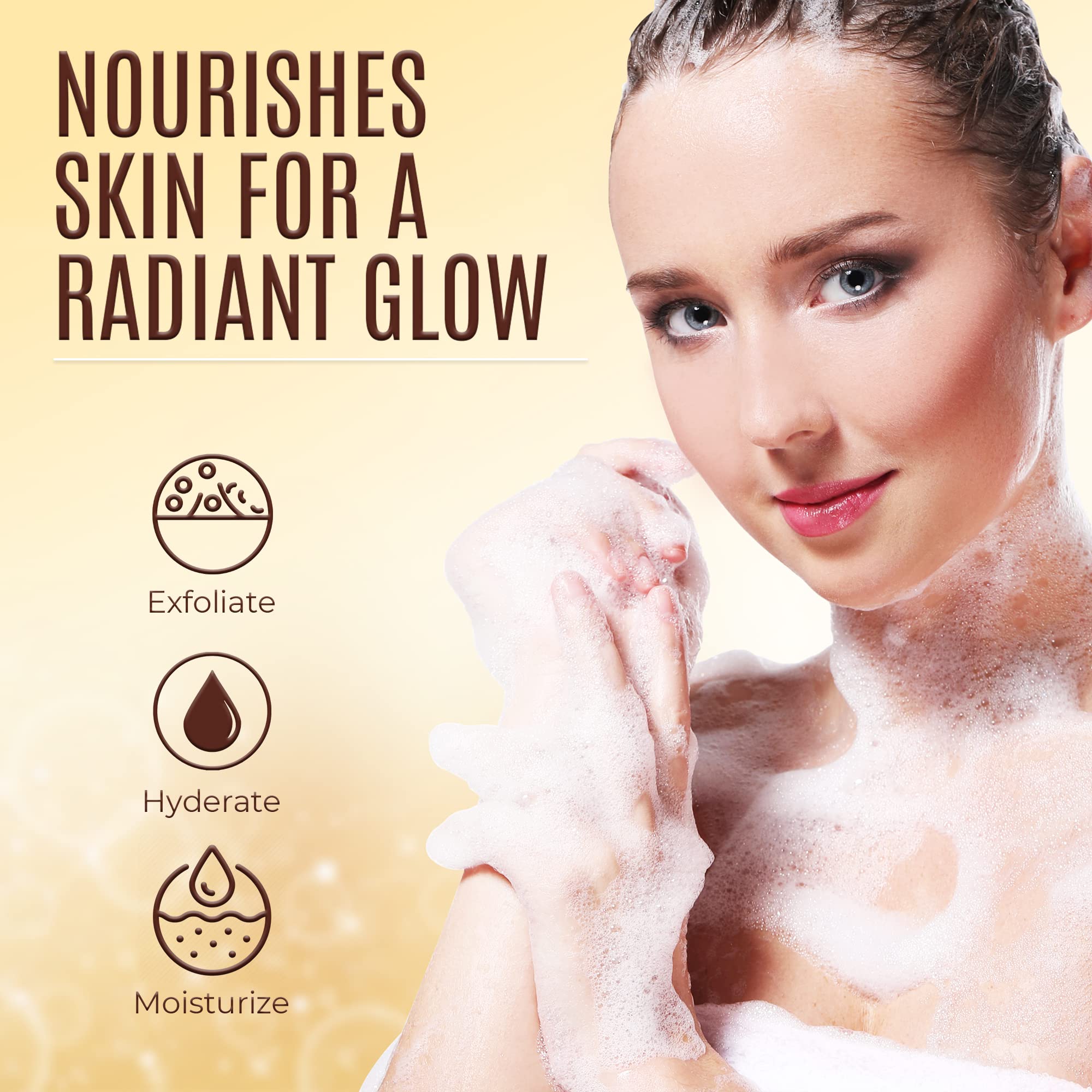 LightenUp exfoliating wash finish image suggesting skin-smoothing results