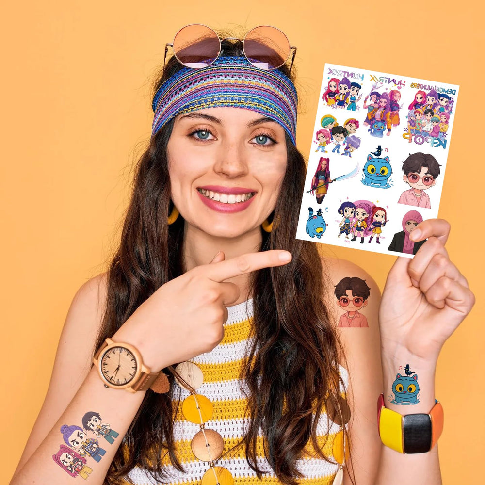 LightningStickers non-toxic materials emphasize safety-conscious design for children's body art
