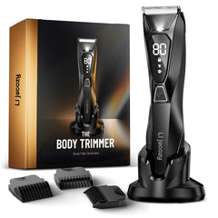 Lijecozy cosmic black body trimmer front view for precise grooming.