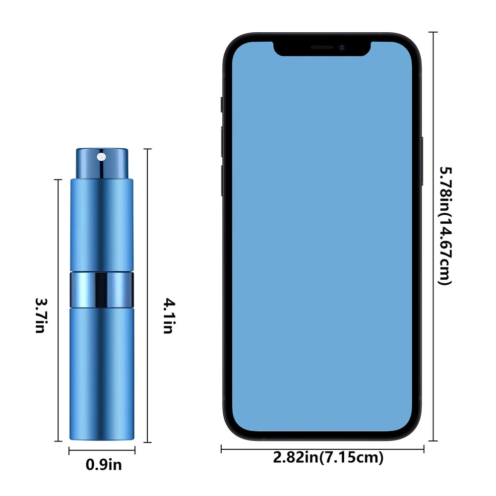 Lil Ray 8ml atomizer glass-inner, premium feel with glass container.