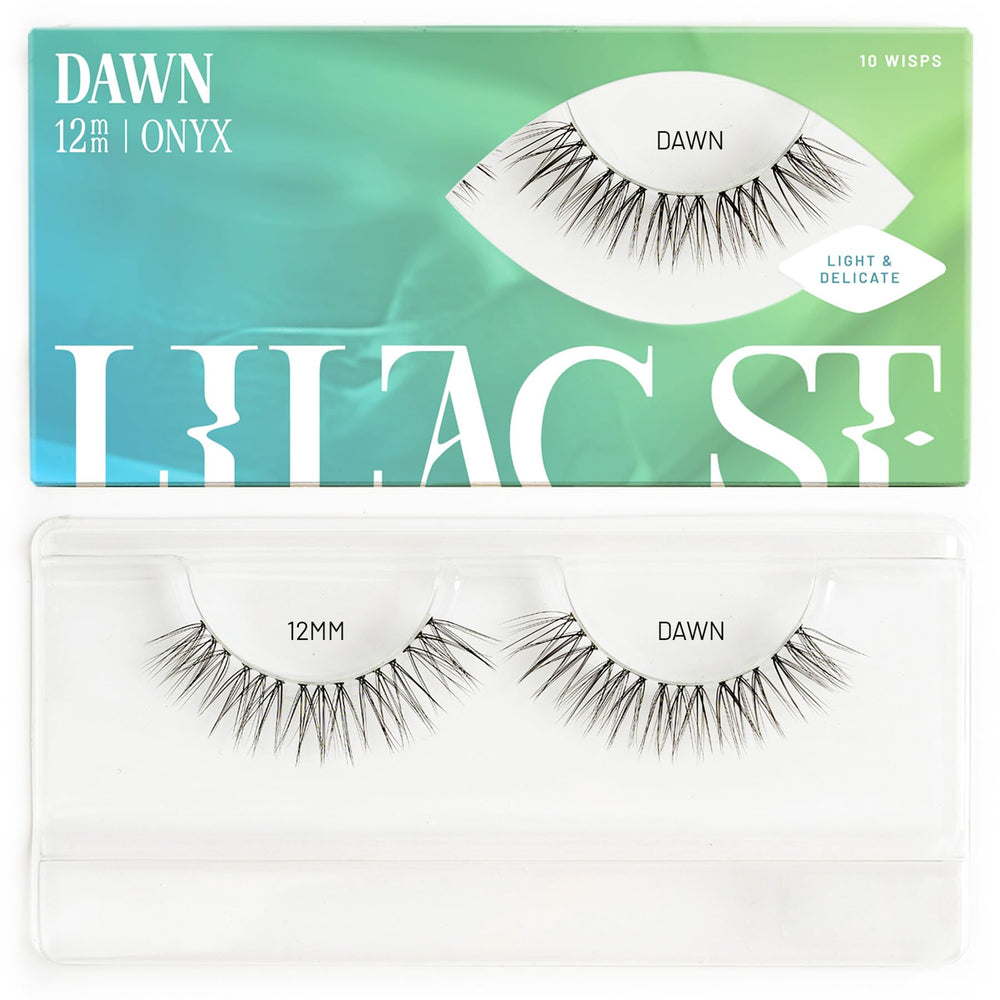 Lilac St Dawn 12mm lash cluster closeup for natural doe-eyed look