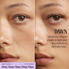Lilac St Dawn lashes feature a soft cotton band for comfortable all-day wear.