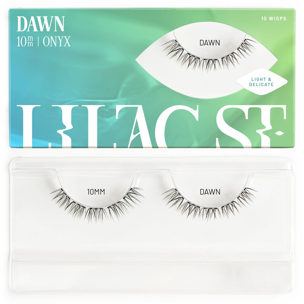 Lilac St Dawn – Pestañas cluster 10mm para un look natural y ligero