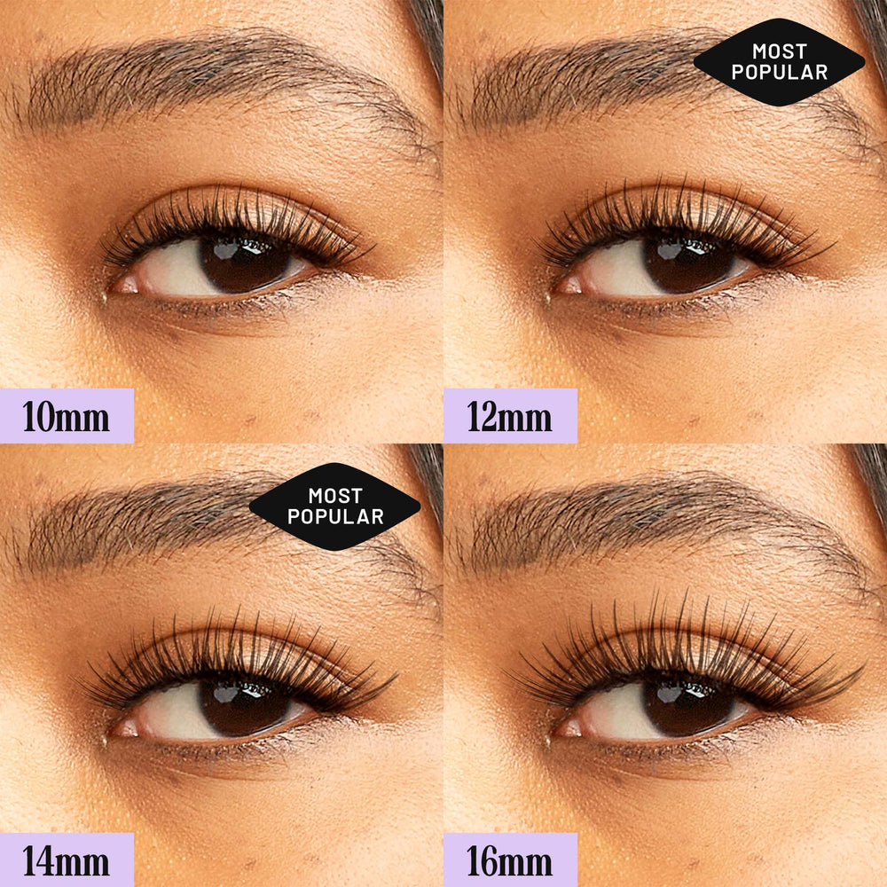 Lilac St soft cotton-band lashes offer comfortable wear and seamless lash line