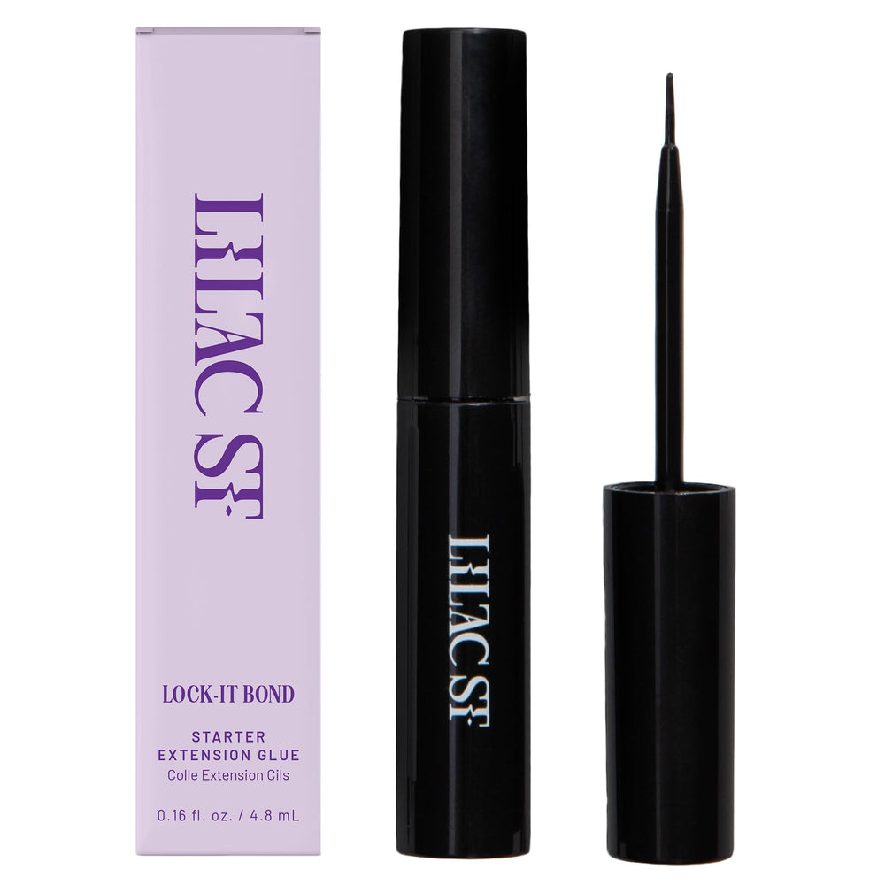 Lilac St Lock-It-Bond black bottle close-up highlighting waterproof hold